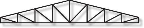 Pitched Top Truss Structure