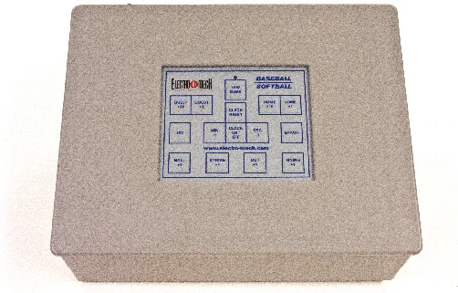 MM-Series Scoreboard Control Console — the console as pictured on the spec sheet