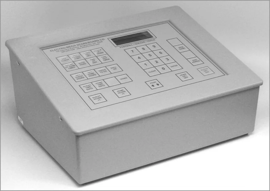 MP Controller Manual for CX Linescore with 2-Digit or 3-Digit Timer — illustration from page 4