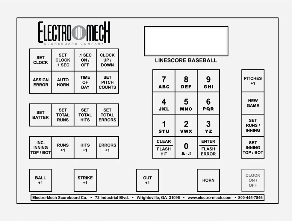 MP Controller Manual for CX Linescore with 2-Digit or 3-Digit Timer — illustration from page 10