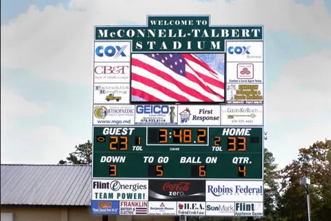 Model 3785 with 22mm 128x240 Video Display, McConnell-Talbert Stadium