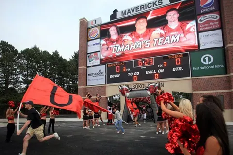 Custom Football Scoreboard, University of Nebraska at Omaha