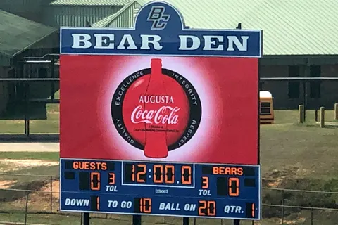 LX3745-ETN with 16mm, 285x600 Live Video Display, Burke Co. High School