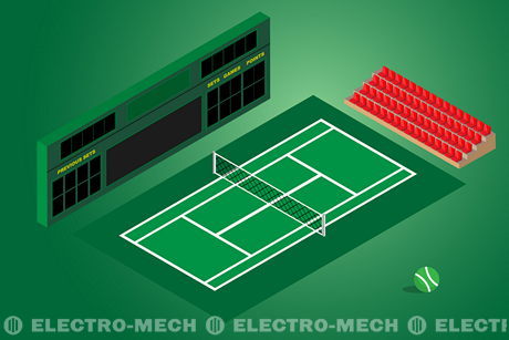 Electronic Basketball Scoreboard