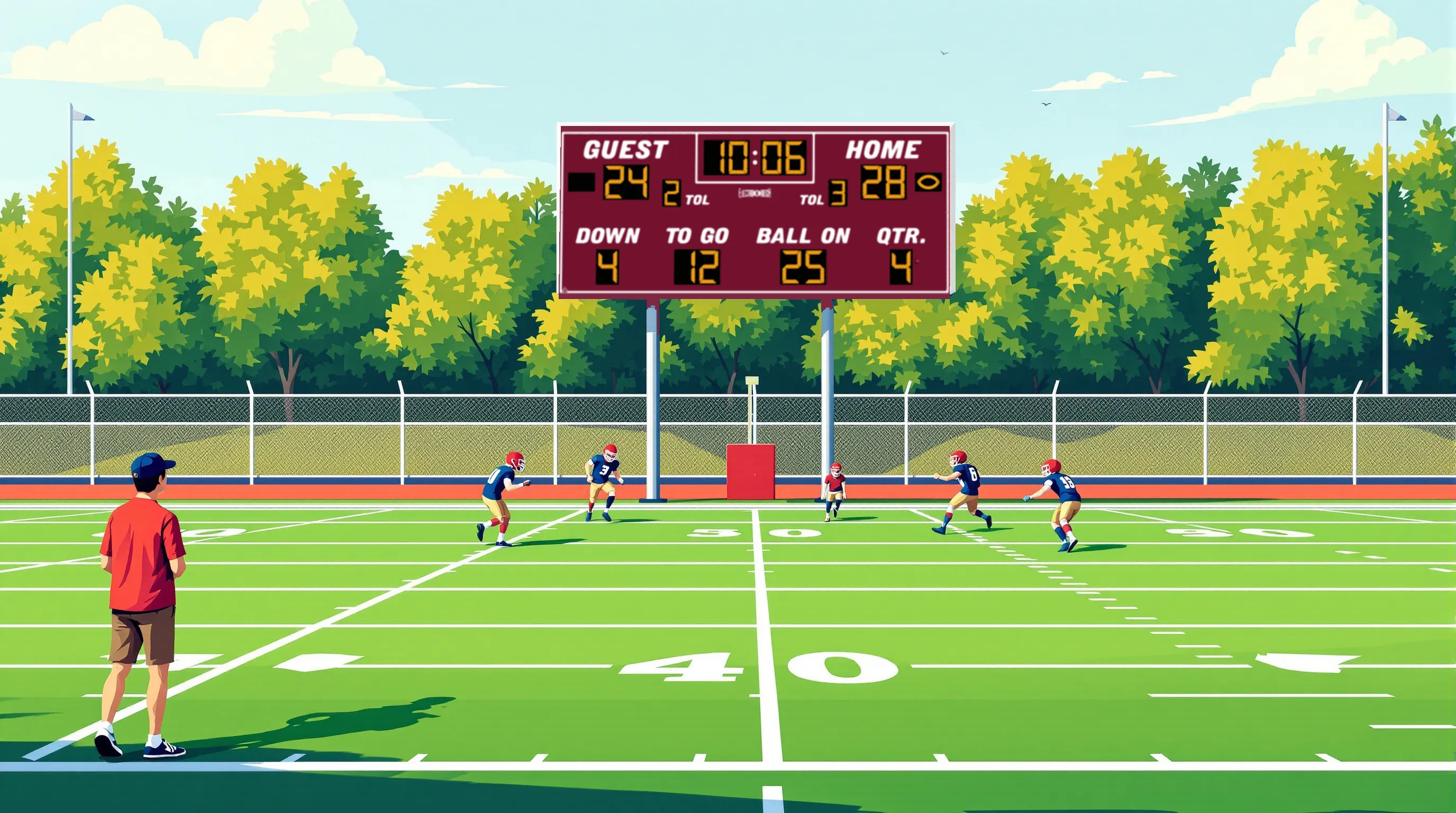 The LX3680 Football Scoreboard: Where Electro-Mech's Records Show It Installed, and What the Manual Says It Does