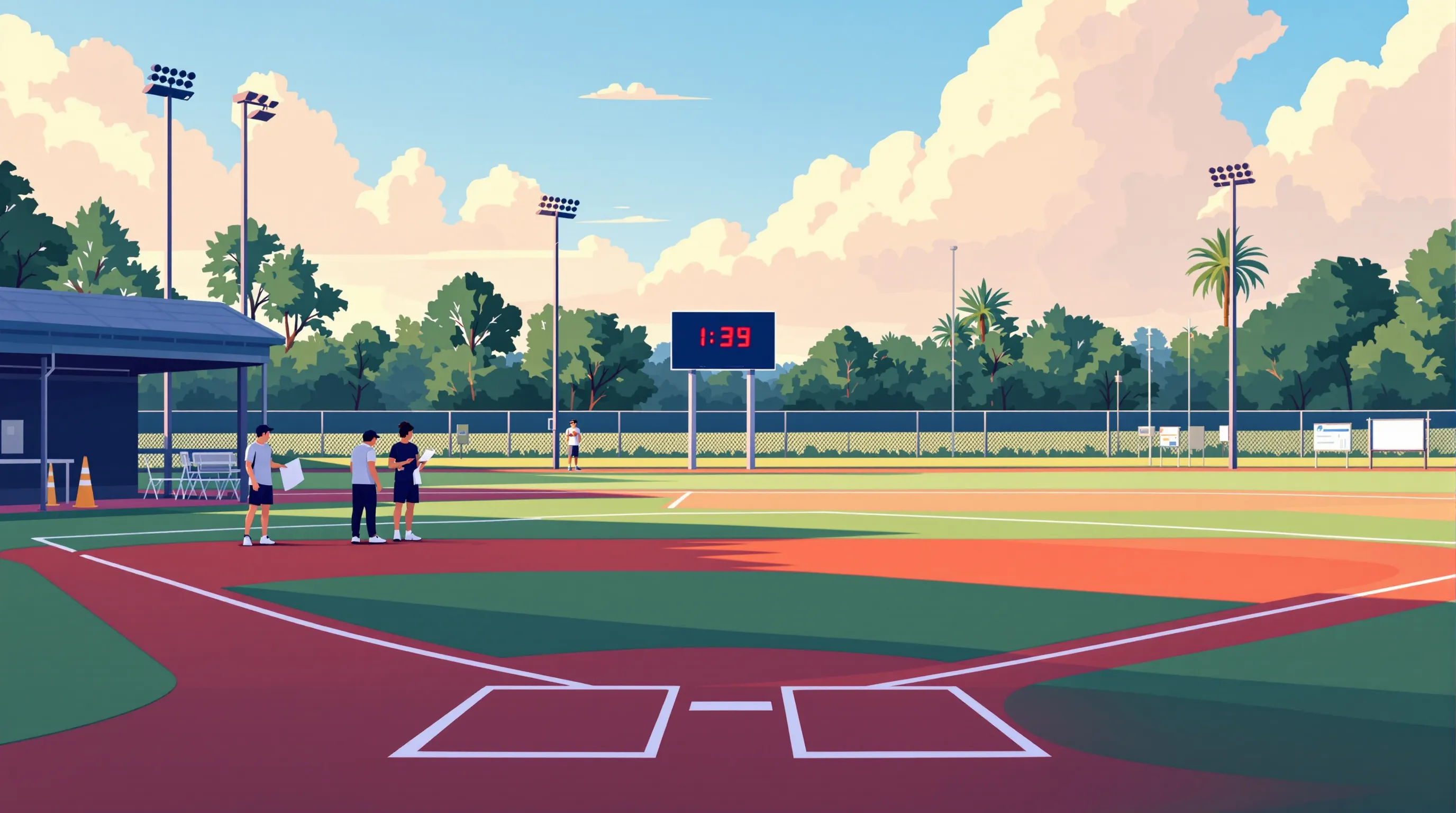 Pensacola, Florida Scoreboards: The LX2655, LX3050 and LX3680 in a Record That Is Mostly Pre-LX