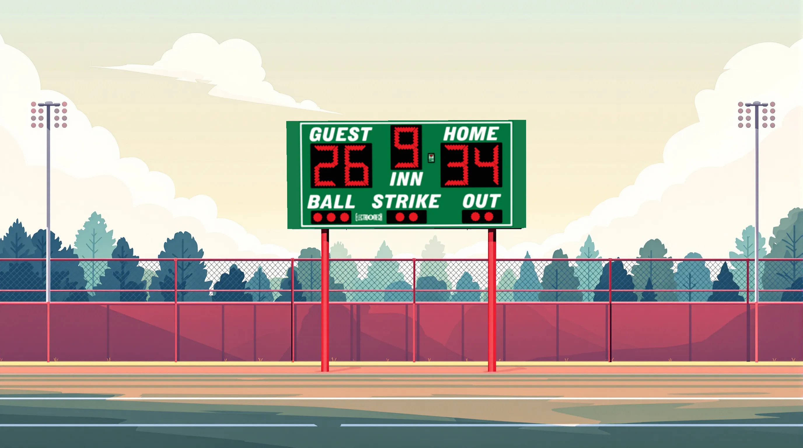 Douglasville, Georgia Scoreboards: The LX2350, LX2160 and LX2665 Across Every School on Record