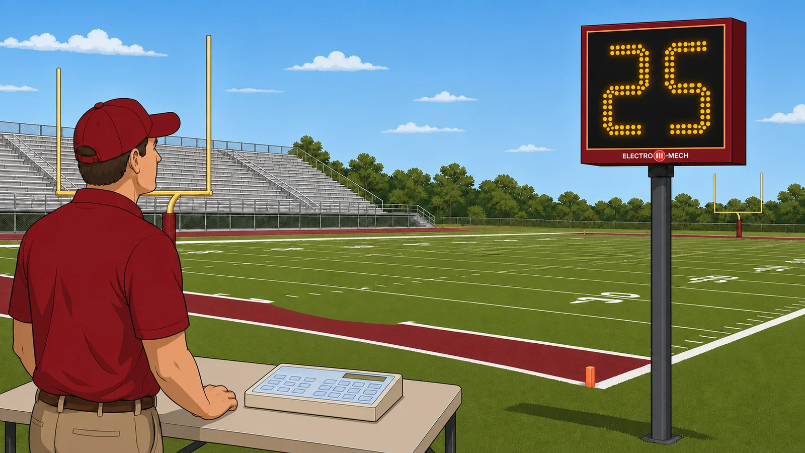 What to Do When Your Football Play Clock Keeps Freezing at 25