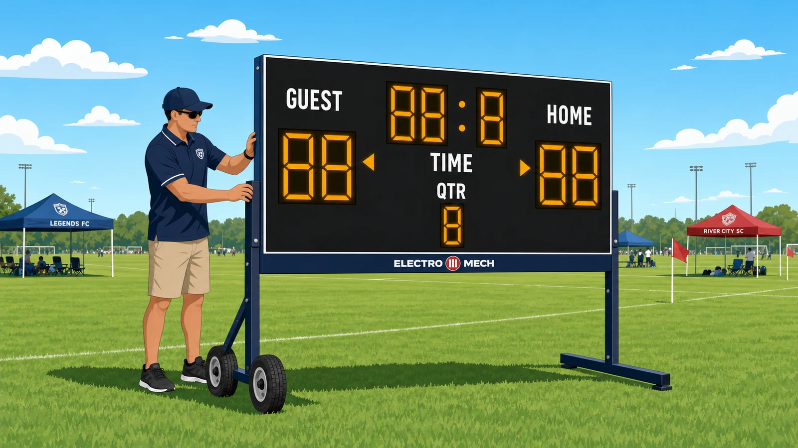 How to Choose a Portable Scoreboard That Survives Travel Tournaments