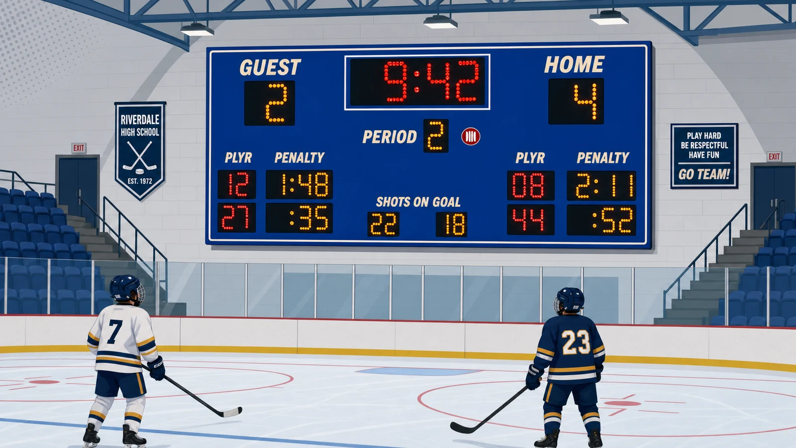 The Complete Guide to LED Hockey Scoreboards for Indoor and Outdoor Rinks
