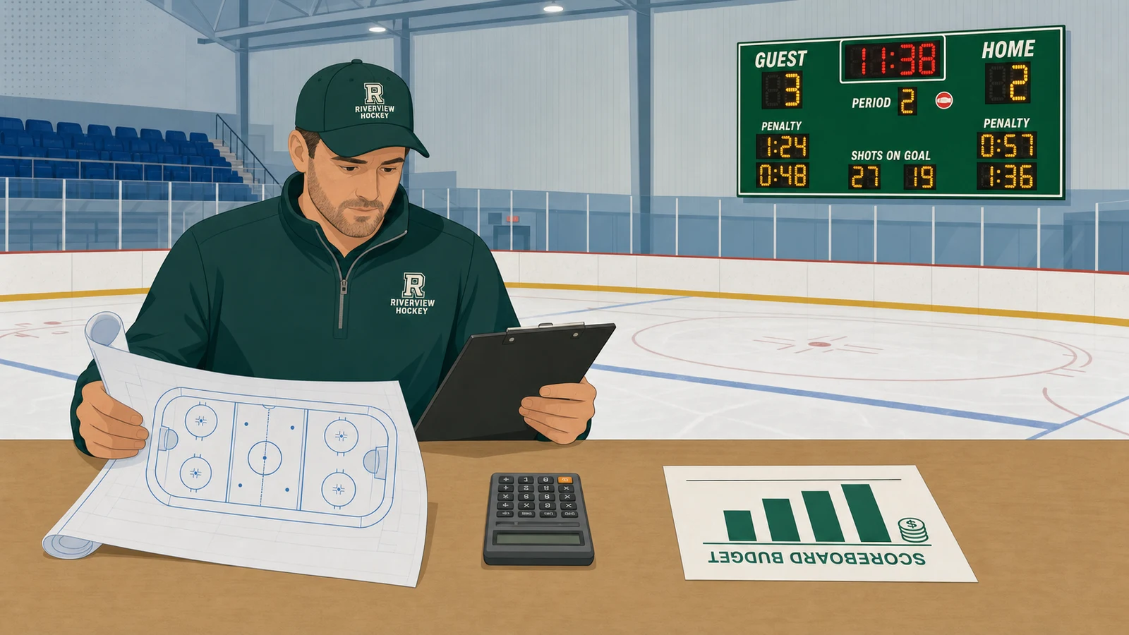 How Much Does a Hockey Scoreboard Cost? Rec, High School, and Arena Pricing