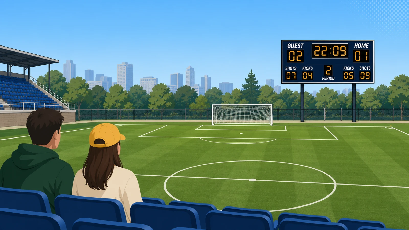 Soccer Scoreboard Sizing and Field Placement: Visibility from the Stands